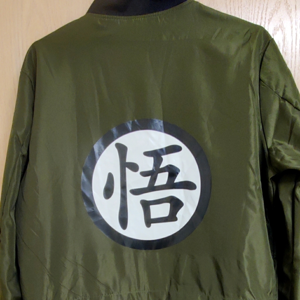 Dragon Ball Z Goku Kanji Tech Bomber Jacket